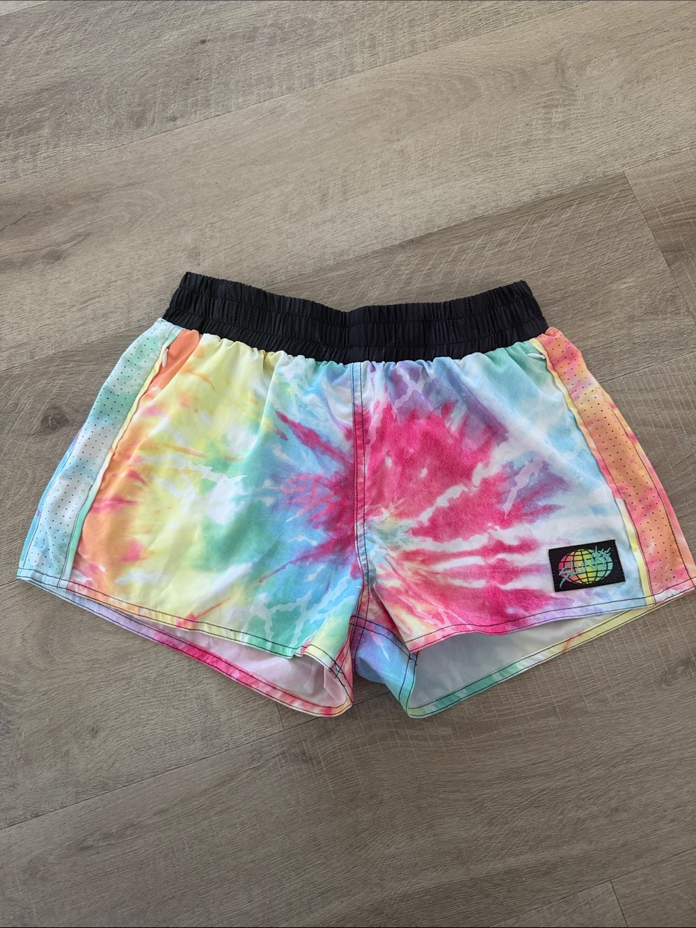 Skunks women’s Tie-Dye Athletic Shorts volleyball shorts size Small